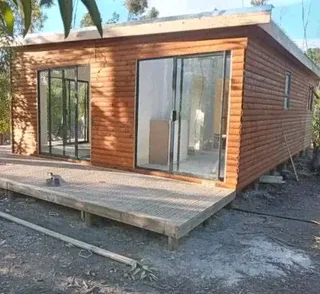 P V Timber  woodon house