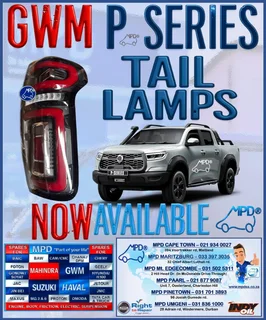 New P-series Passenger And Commercial Tail Lamps Available At Mpd Maitland