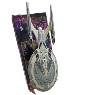 Star Trek Enterprise E model with sound and Jean Luc Picard talking