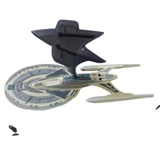 Star Trek Enterprise E model with sound and Jean Luc Picard talking