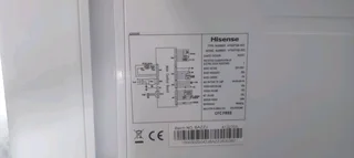Hisense 575l double door fridge