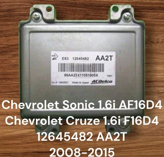 Chevrolet Sonic 1.6i AF16D4 16 Valve Petrol Management System *Chevrolet Cruze 1.6i F16D4 Engine CDE