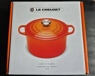 Le Creuset 24cm Deep Round Cocotte - Blue