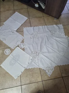 Vintage table cloths etc