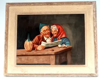 Original Oil Painting (by A.ciappa Italian)