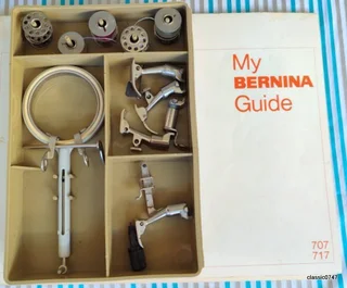 BERNINA 707 MINIMATIC Sewing machine excellent condition made in Switzerland