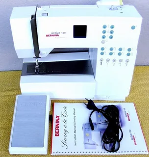 Bernina 130 Activa High Class Sewing Machine Made In Switzerland As New
