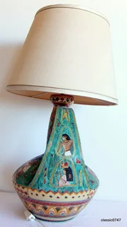 Vintage Art Table lamp from Italy Height 80cm