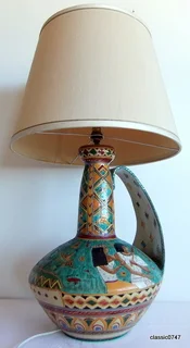 Vintage Art Table lamp from Italy Height 80cm