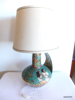 Vintage Art Table lamp from Italy Height 80cm