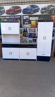 Malemine wood kitchen set