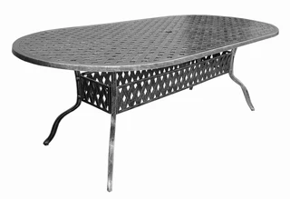 ALUMINIUM   6STR TABLE 1830 OVAL