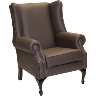 Classic   Wingback Leather Chocco