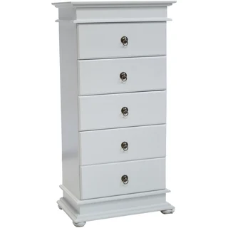 Grandeur   Chest 5drw (ven) White