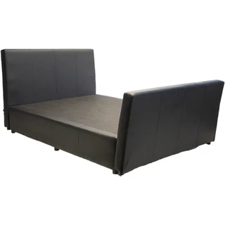 Amelia   (q) Bed Xl Pu Black Bulk