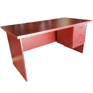 Impact   Desk 1200 3 Drw&#43;top Lock R-mahoga