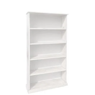 Pine   Bookshelf&#43;drw (600x350x1200) White