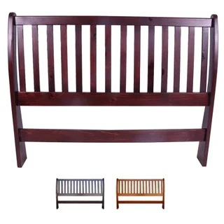 Pine   Sleigh H/board Queen Mahogany Or Oregon