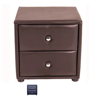 Amelia   Pedestal 2 Drw B/pu Brown