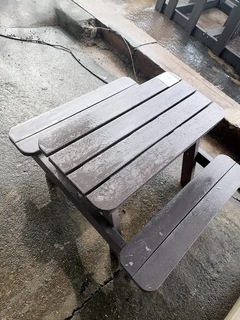 Pol Kids   Picnic Table 4 Str Bench