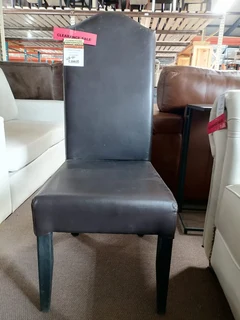 Sui Classic Dining Chair Bonded Pu Brown