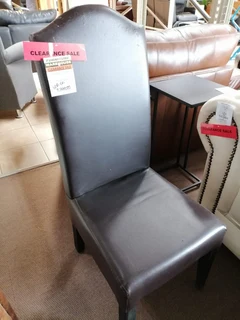 SUI CLASSIC DINING CHAIR BONDED PU BROWN