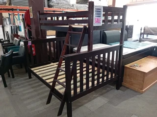 Pine Bunkbed Triple (high)mahogany B