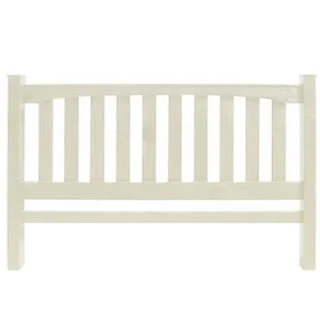 Pine H/board Double White