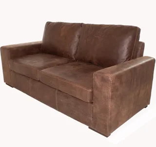 Genuine Full Leather Mod 2.5 Seater -Exotic W/Brown (2000 extra wide)
