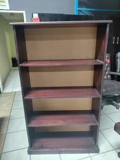 Pine Bookshelf Mahogany 900 X 300 X 1500