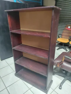 Pine Bookshelf Mahogany 900 X 300 X 1500
