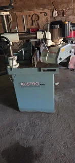 Industrial Phase 3 spindle with Blocks, cutters, sliding table and added feeder.