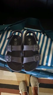 New toddlers blue sandals