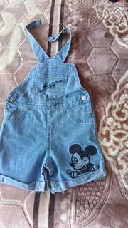 Denim character dungerre