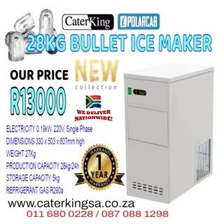 Polarcab 28kg Bullet Ice Maker