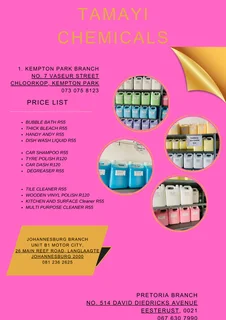 Tamayi-chemicals - Ad Posted By Amanzimtoti Minerals