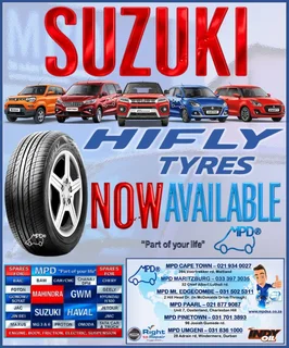 Tyres for Suzuki Range