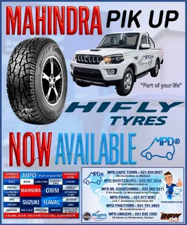 Tyres for Mahindra Pik-Up