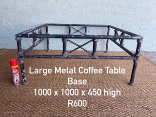 Large Metal Coffee Table Base