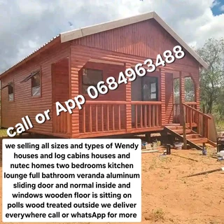 6x6m 6x7m 5x7m log homes for sale