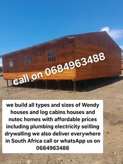 3x6m 4x5m 4x4m 5x5m log homes for sale