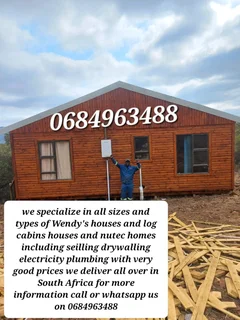 3x6m 3x5m 4x4m 4x5m log homes for sale