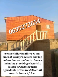 3x6m 2bedrooms log homes for sale