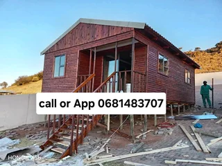 4x6m 3x7m 3x8m log homes for sale