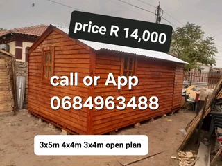 3x5m 4x4m 3x4m 3x3m 2x3m log homes for sale