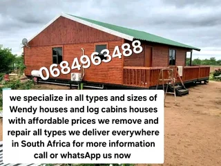 3x6m 3x5m 4x5m 4x4m log homes for sale