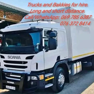 Trucks and Bakkies for hire