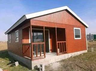 Wendys and log cabin