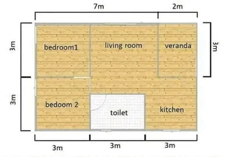 Wendyhouse and log cabin