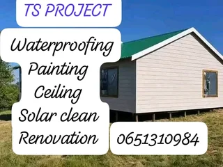 Wendyhouse  and log cabin